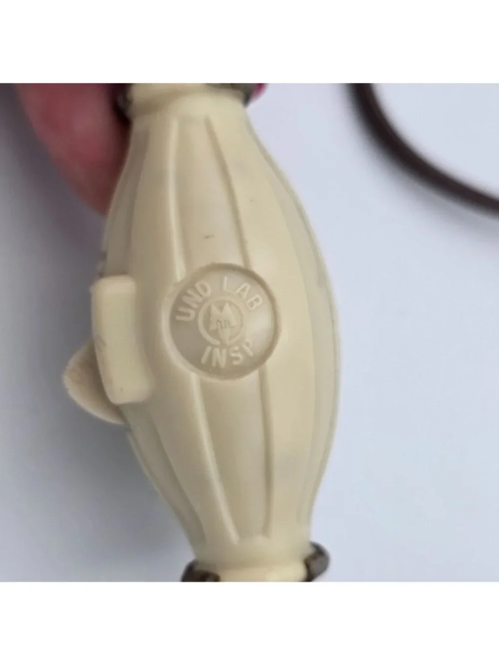 Vintage Plug-In Electrical Cord With Inline On/Off Switch Brown & Ivory UL Liste